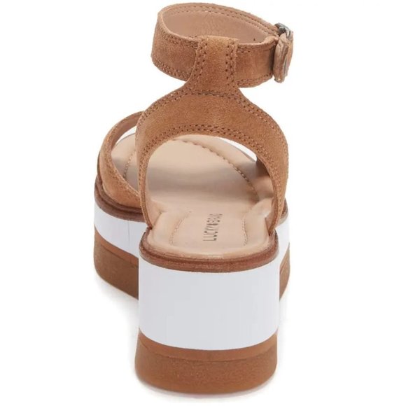 New Lucky Brand Darli Slingback Sandal, Size 10 in Dusty Sand Leather - Picture 8 of 12